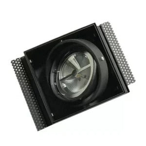 Luco-I Trimless AR111 Inbouwspot – Verstelbare Kardan Spot – Zwart