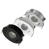 Mati LED Inbouwspot Verstelbaar – 1.5W Wit, Zwart of Chroom