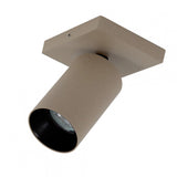 Mila 1 Opbouwspot Champagne – Aluminium Plafondspot met GU10 Fitting, Kantelbaar & Draaibaar