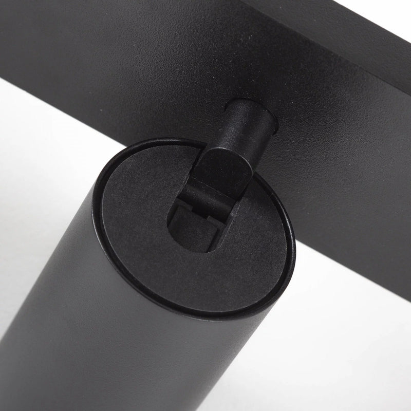 Mila 2 Wit Opbouwspot / Goud – Verstelbare 2-Lichts Plafond- en Wandspot met GU10 LED