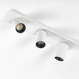 Mila 3 Wit Opbouwspot / Goud – Verstelbare 3-Lichts Plafond- en Wandspot met GU10 LED