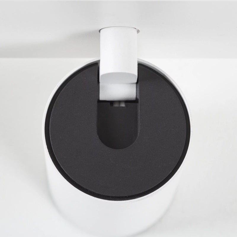 Mila 4 Wit Opbouwspot / Zwart – Verstelbare 4-Lichts Plafond- en Wandspot met GU10 LED