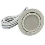 Mobi LED Meubelspot 3W 3000K 230V Wit/Zwart/Geschuurd Staal