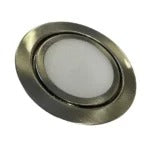 Mobi LED Meubelspot 3W 3000K 230V Wit/Zwart/Geschuurd Staal