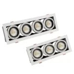 Modern-Day GU10 Kardanspot – Inbouw – Wit/zwart – Aluminium