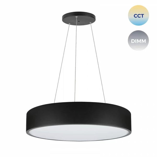 Moderna 610 LED Pendel | 36W | CCT Dimbaar via App | Zwart