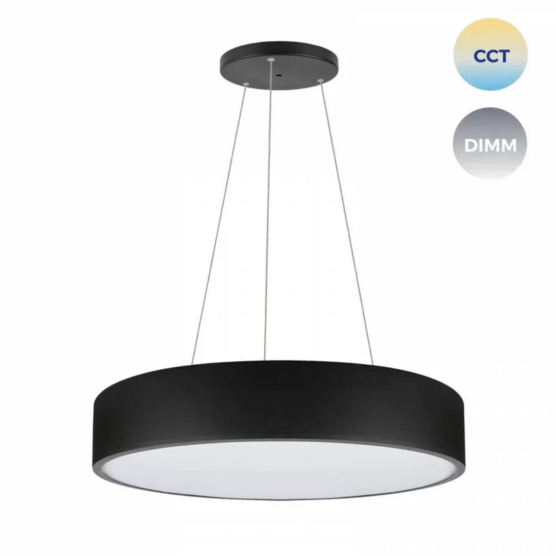 Moderna 610 LED Pendel | 36W | CCT Dimbaar via App | Zwart
