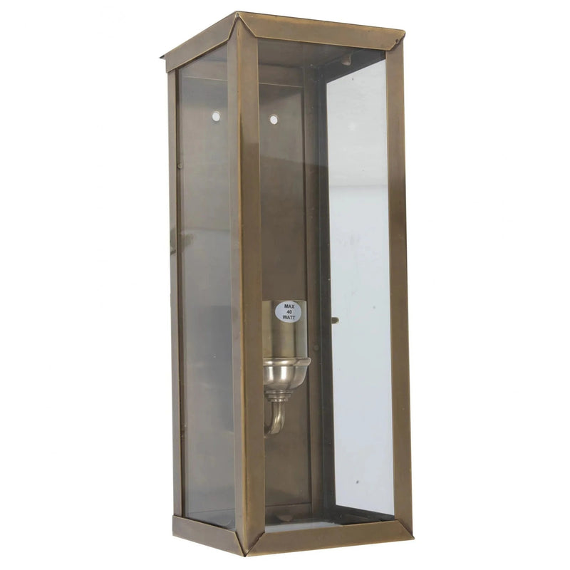 Muurlamp Belfort Antiek Messing