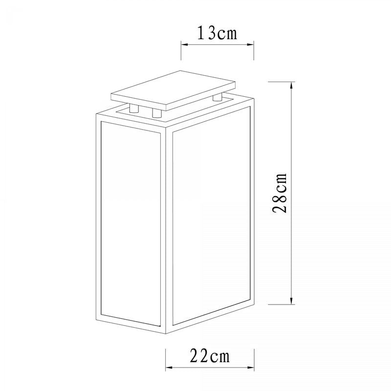 Muurlamp De Vecht Plat