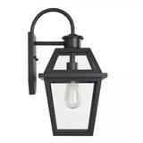 Muurlamp Perth – Traditionele Wandlamp Buiten Zwart Aluminium LED