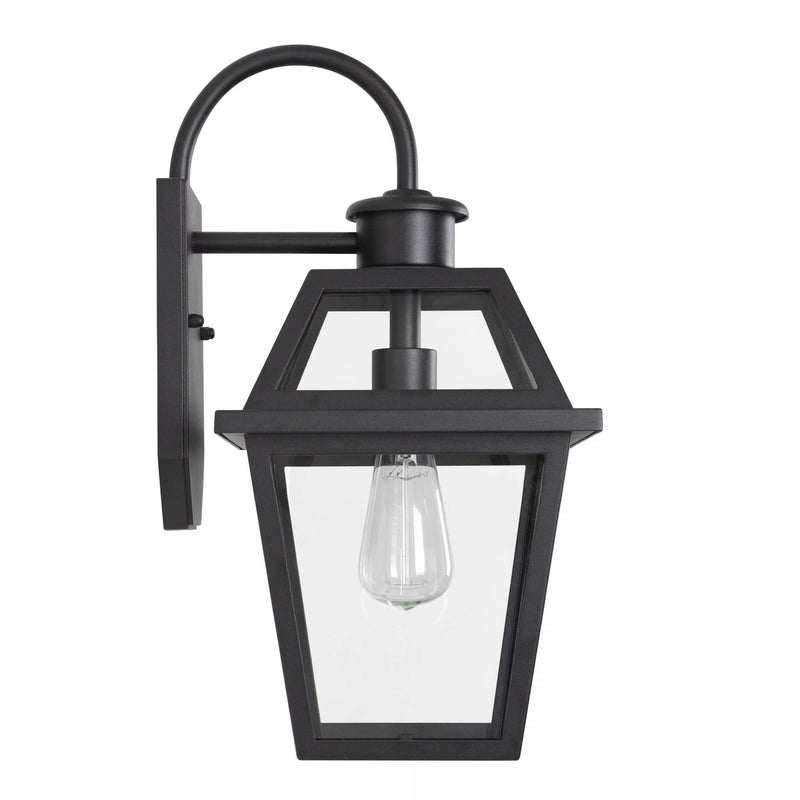 Muurlamp Perth – Traditionele Wandlamp Buiten Zwart Aluminium LED