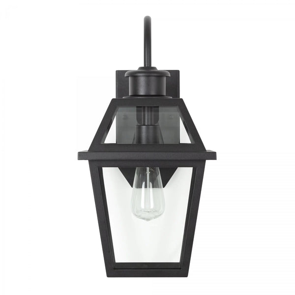 Muurlamp Perth – Traditionele Wandlamp Buiten Zwart Aluminium LED