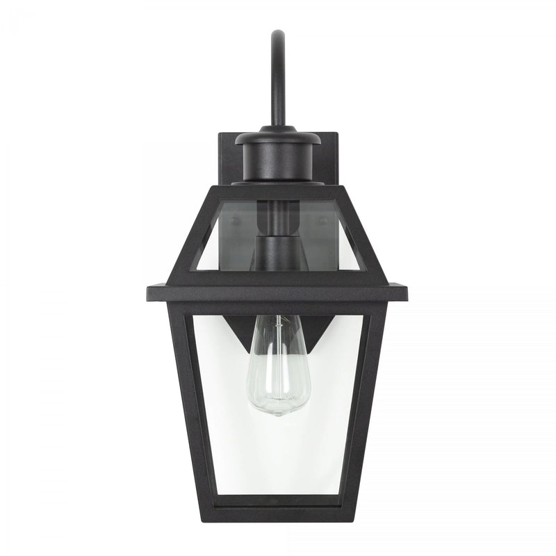 Muurlamp Perth – Traditionele Wandlamp Buiten Zwart Aluminium LED