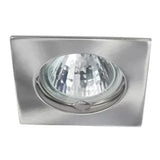 Navi Vaste Vierkante Inbouwspot GX5.3/LED Aluminium