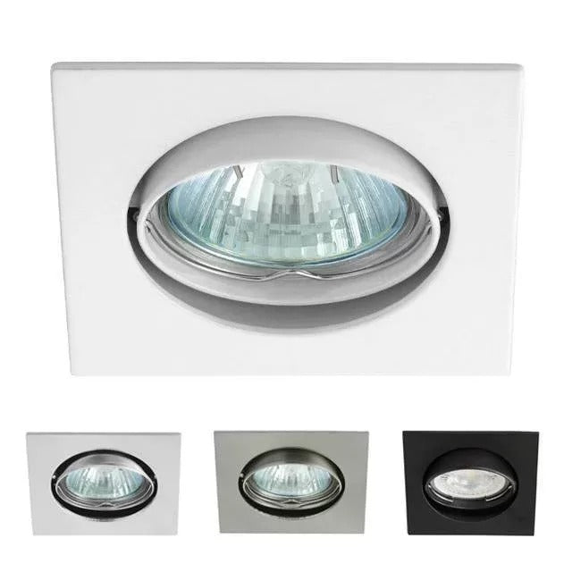 Navi Verstelbare Vierkante Inbouwspot GX5.3/LED Aluminium