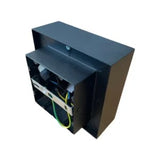 Nemo-I Opbouwspot Enkel GU10 – Zwart met Goud Binnenwerk