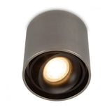 Oliver Opbouwspot Rond Gun Metal – Aluminium Plafondspot met GU10 LED Fitting