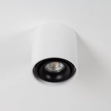 Oliver Opbouwspot Rond Wit – Aluminium Plafondspot met GU10 LED Fitting