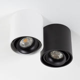 Oliver Opbouwspot Rond Wit – Aluminium Plafondspot met GU10 LED Fitting