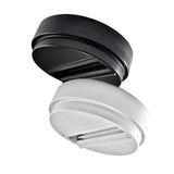 Opbouw Adapter 3-Fase Railspot – Wit/Zwart | Ø32x110mm