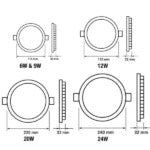 Opto-CCT LED Downlight IP44 Dimbaar – Instelbare Lichtkleur