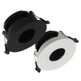 Opto-Round Inbouwspot GU10 Kantelbaar Ø80mm Wit of Zwart