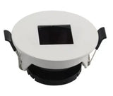 Opto-Square Inbouwspot Aluminium/PC Wit/Zwart Ø80mm GU10