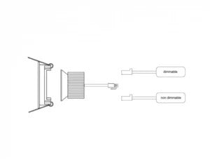 Origin-V Inbouwspot – Wit of Geschuurd Staal – 2700K LED