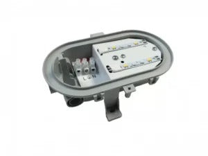 Oval LED Bulleye IP44 – Energiezuinige Grijze LED Plafondlamp