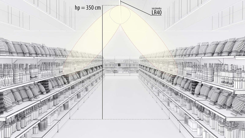PRIME Linear - 20W - 4000K -2600lm - 0-10V Dimbaar - 60*110° - Zwart - 586mm