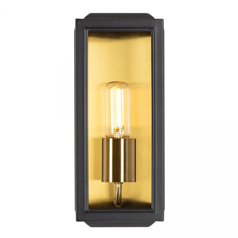 Residence buitenlamp Zwart / Messing