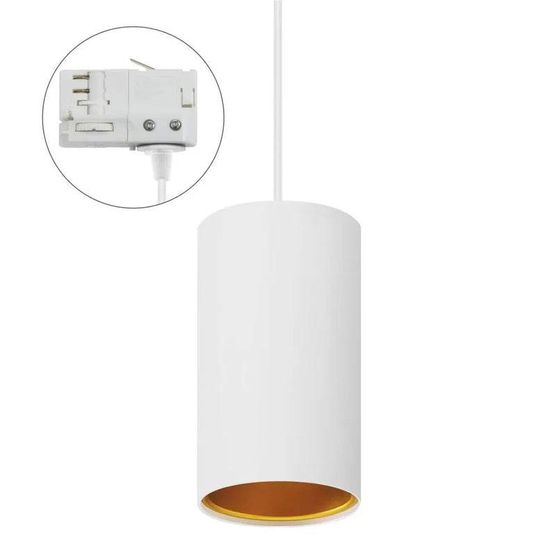 Riti Track GU10 Pendelarmatuur Aluminium Wit/Goud of Zwart/Goud