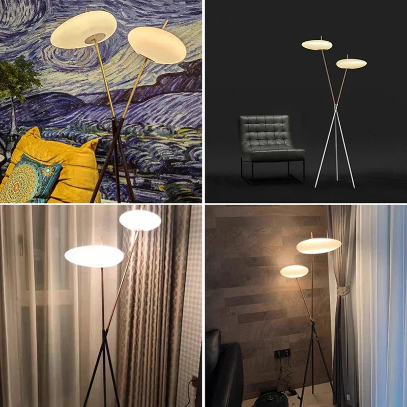 Nordic Luxe Design Vloerlamp – Stijlvolle LED Staande Lamp voor Woonkamer, Eetkamer & Slaapkamer