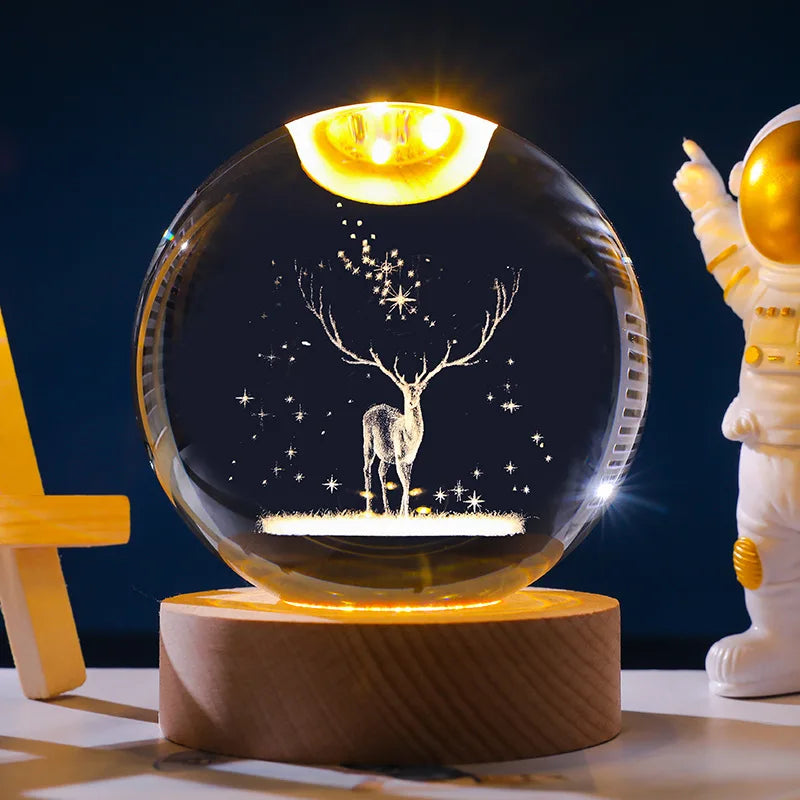 Lumea Galaxy Kristallen Nachtlamp