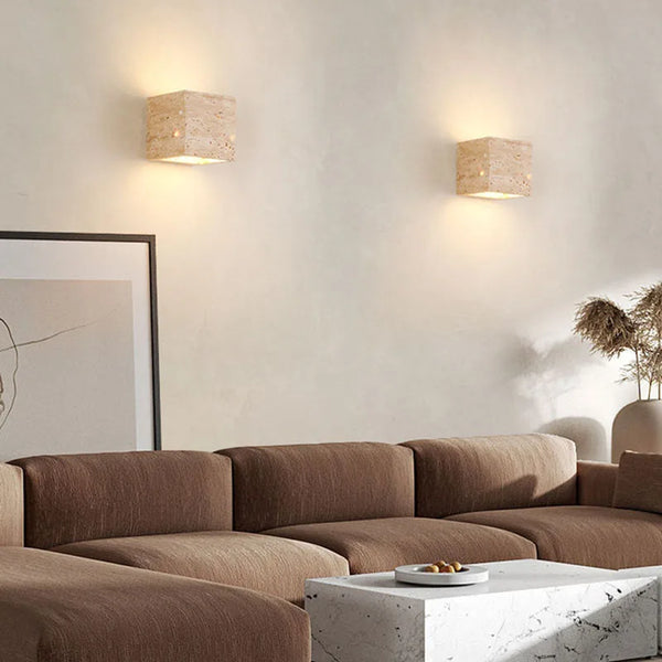 Luxe Marmeren Wandlamp – Stijlvolle LED Verlichting