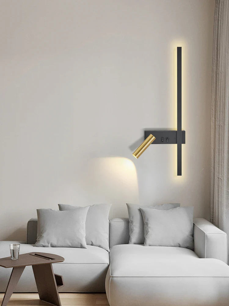 AuroraLuma Nordic Dual LED Wandlamp