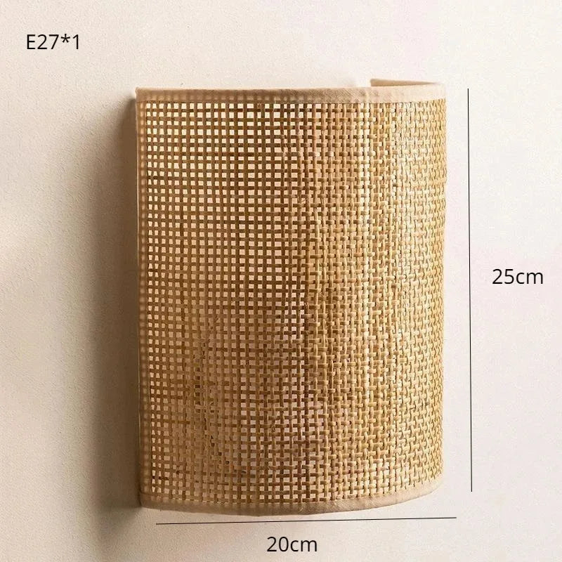 NATURA RATTAN Rotan Wandlamp