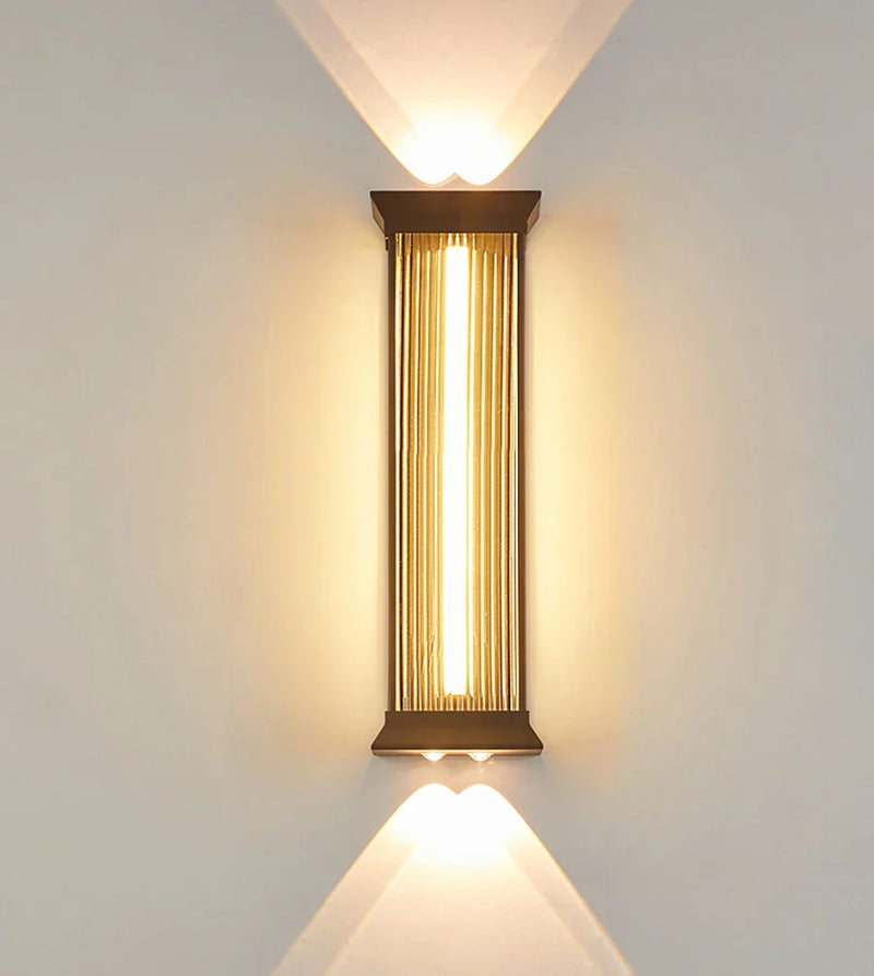 SteelLux LED Buitenlamp – Waterdichte RVS Wandlamp voor Tuin