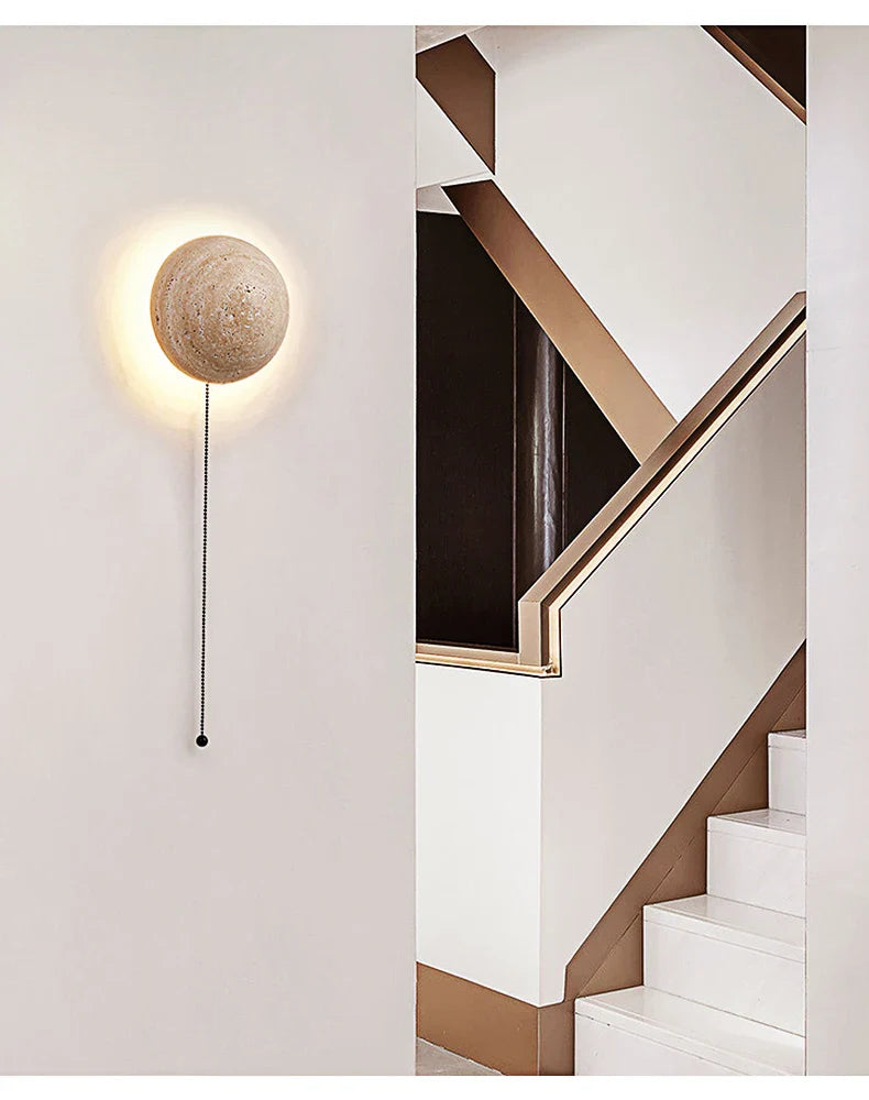 Wabi Sabi Marmeren Wandlamp