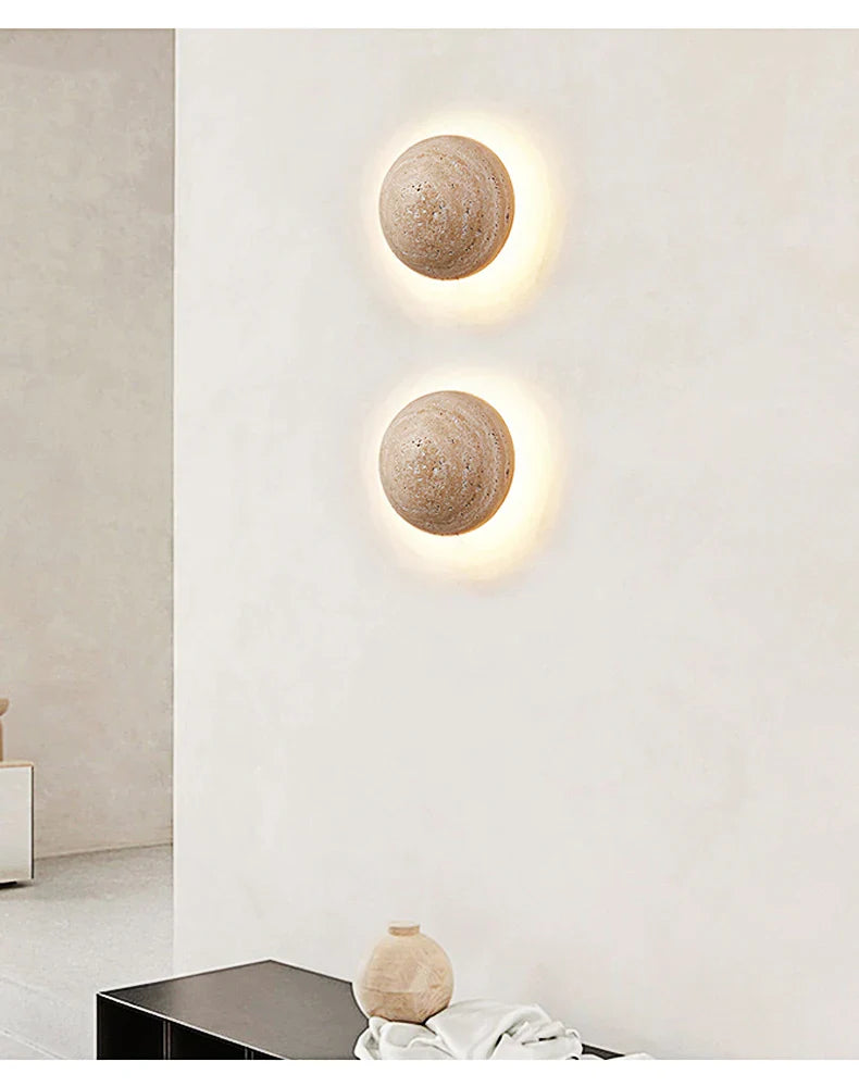 Wabi Sabi Marmeren Wandlamp