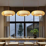 BambuLoom Grace: Handgemaakte Bamboe Rieten Hanglamp