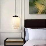 LUMORIA Mid-Century Art Deco Hanglamp – Vintage Elegantie met Melkwit Glas