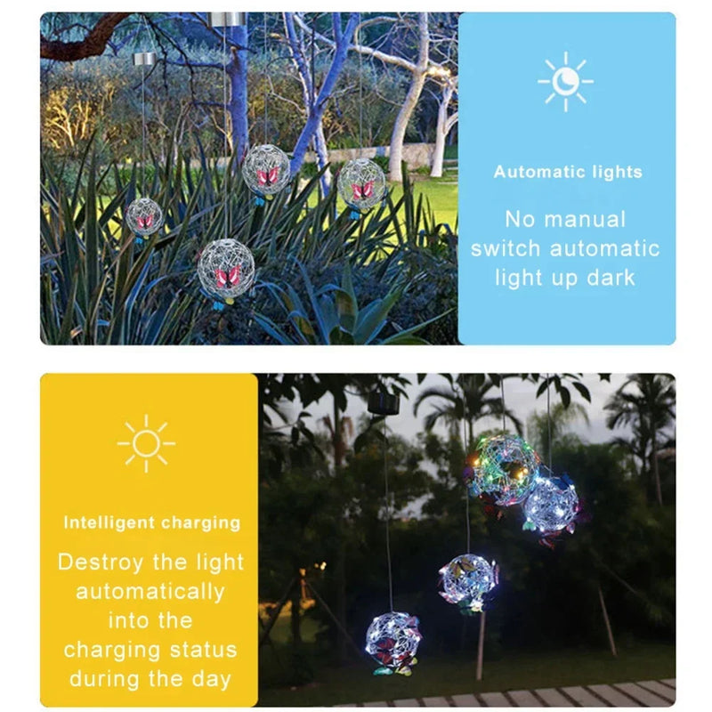 SOLABLOOM Solar Vlinderbol Hanglamp