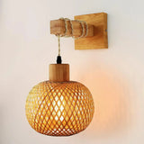 BAMBULUX Bamboe Wandlamp