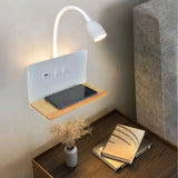 LumiCharge – Stijlvolle Wandlamp met Draadloos Opladen