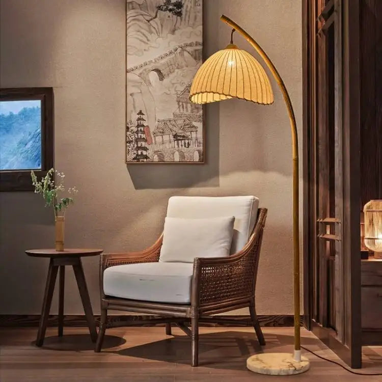 ZenGlow Wabi-Sabi LED Vloerlamp – Scandinavisch Minimalisme & Japans Design voor een Rustgevende Sfeer