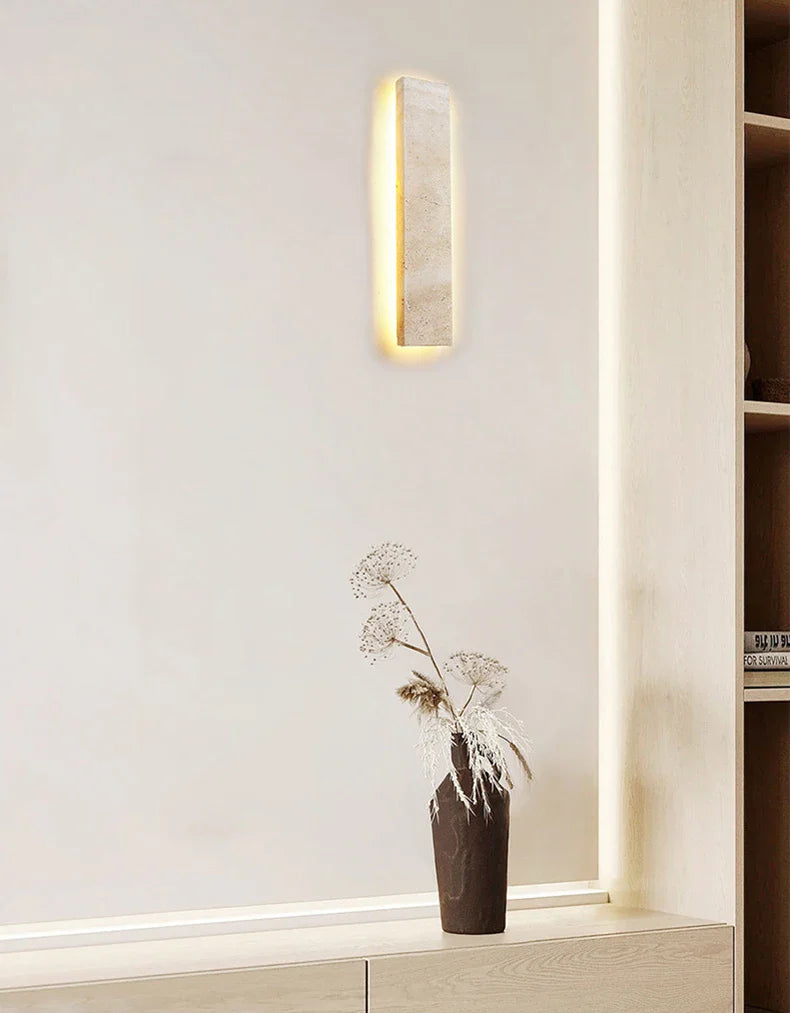 LUMORA STONE Natuurstenen Wandlamp