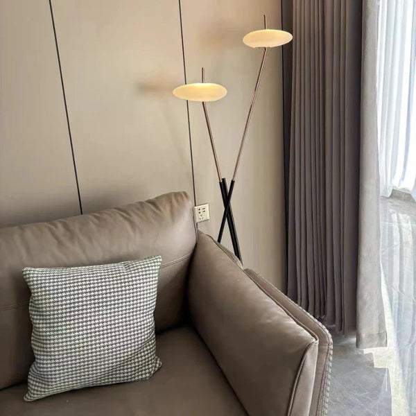 Nordic Luxe Design Vloerlamp – Stijlvolle LED Staande Lamp voor Woonkamer, Eetkamer & Slaapkamer
