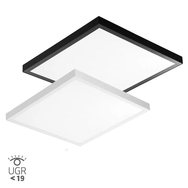 SQ-600 LED Opbouwarmatuur UGR<19 – 830/840 – Wit/Zwart