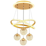 LumaCrest LED Hanglamp – Moderne Art Deco Sfeer voor Eetkamer en Woonruimte